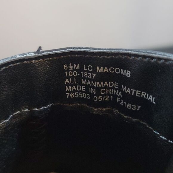 LIZ CLAIBORNE LC MALCOMB ALMOND TOE BLOCK HEEL BOOTIE - Picture 5 of 15